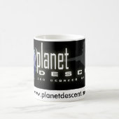 Planeten-Abfall-Fahnen-Tasse Kaffeetasse (Mittel)