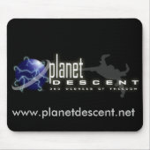 Planeten-Abfall Mousepad (Vorne)