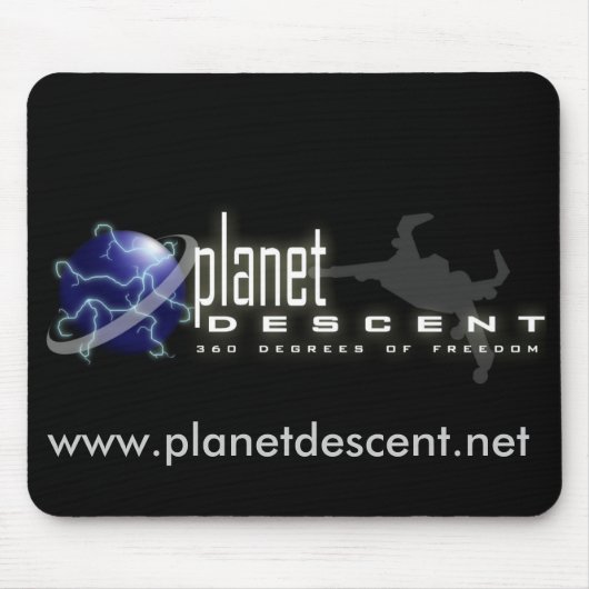 Planeten-Abfall Mousepad (Vorne)