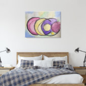 Planeten Abstrakte Kunstgewerbe Leinwanddruck (Insitu (Schlafzimmer))