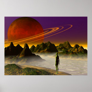 Planeten-Aufstieg Poster