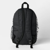 Planeten Bedruckter Rucksack (Rückseite)