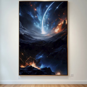 Planeten der Fantasie Leinwanddruck