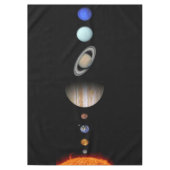 PLANETEN der SONNENSYSTEM Gewohnheits-Tischdecke Tischdecke (Vorderseite)