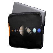 PLANETEN des SONNENSYSTEMS 13" Laptop-Hülse Laptopschutzhülle (Vorderseite Links)
