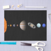 PLANETEN des SONNENSYSTEMS 15" einwickelnd Seidenpapier (Handwerk)