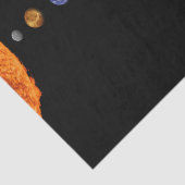 PLANETEN des SONNENSYSTEMS 20" einwickelnd Seidenpapier (Detail)