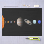 PLANETEN des SONNENSYSTEMS 20" einwickelnd Seidenpapier (Handwerk)