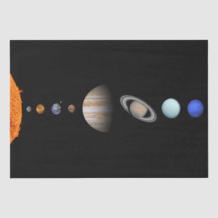 PLANETEN des SONNENSYSTEMS 20" einwickelnd Seidenpapier