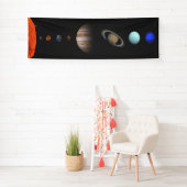 PLANETEN DES SONNENSYSTEMS 8' x 2,5' Fahne Banner (Insitu)