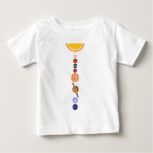 Planeten des Sonnensystems Baby T-shirt