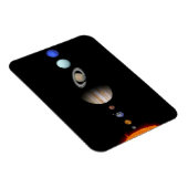 PLANETEN DES SONNENSYSTEMS Benutzerdefinierter fle Magnet (Rechte Seite)