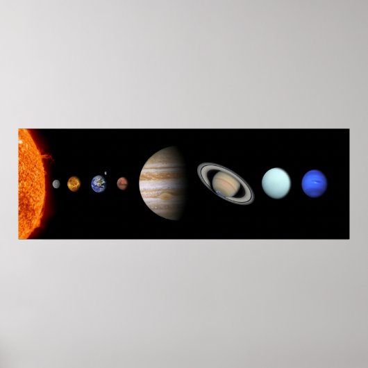 PLANETEN DES SONNENSYSTEMS Custom Premium Poster (Vorne)