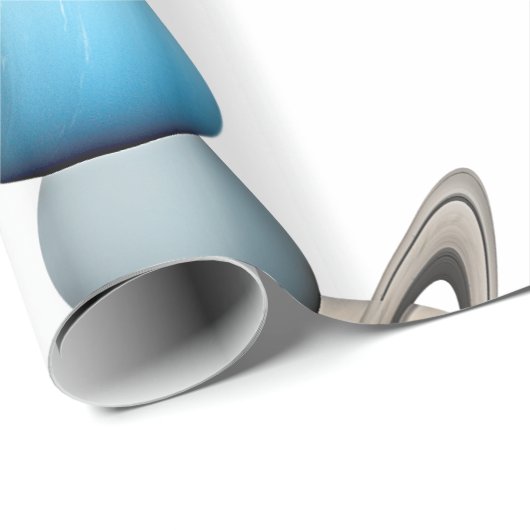 Planeten des Sonnensystems (Farbveränderlich) Geschenkpapier (Rolleneckpunkt)