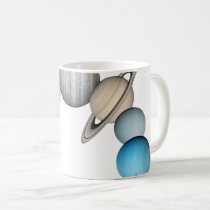 Planeten des Sonnensystems (Farbveränderlich) Kaffeetasse