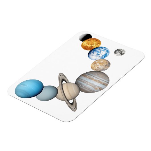 Planeten des Sonnensystems (Farbveränderlich) Magnet (Linke Seite)