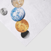Planeten des Sonnensystems (Farbveränderlich) Seidenpapier (Ausschnitt)