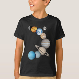 Planeten des Sonnensystems (Farbveränderlich) T-Shirt