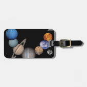 Planeten des Sonnensystems Gepäckanhänger (Vorderseite horizontal)
