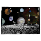 Planeten des Sonnensystems Große Geschenktüte (Rückseite)