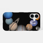 Planeten des Sonnensystems iPhone 16 Hülle (Rückseite (Horizontal))