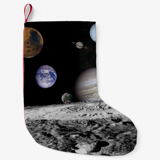 Planeten des Sonnensystems Kleiner Weihnachtsstrumpf (Vorderseite)