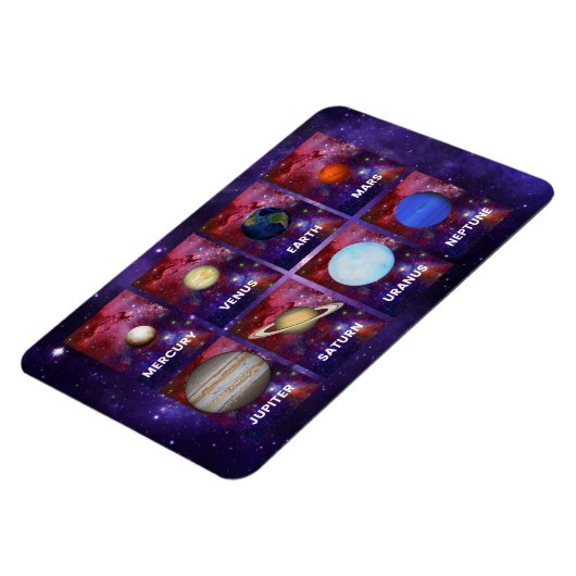 Planeten des Sonnensystems Magnet (Linke Seite)