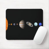 PLANETEN des SONNENSYSTEMS Mousepad (Mit Mouse)