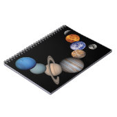 Planeten des Sonnensystems Notizblock (Linke Seite)