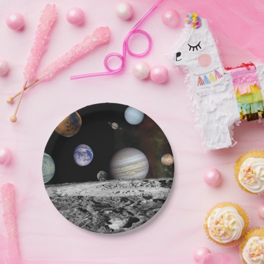 Planeten des Sonnensystems Pappteller (Party)