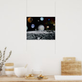 Planeten des Sonnensystems Poster (Küche)