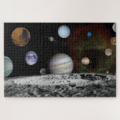Planeten des Sonnensystems Puzzle (Horizontal)