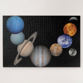 Planeten des Sonnensystems Puzzle (Horizontal)