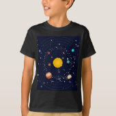 Planeten des Sonnensystems T-Shirt (Vorderseite)
