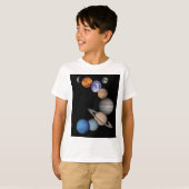 Planeten des Sonnensystems T-Shirt (Vorne ganz)
