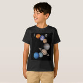 Planeten des Sonnensystems T-Shirt (Vorne ganz)