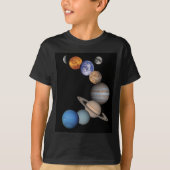 Planeten des Sonnensystems T-Shirt (Vorderseite)