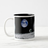 Planeten des Sonnensystems Zweifarbige Tasse (Links)