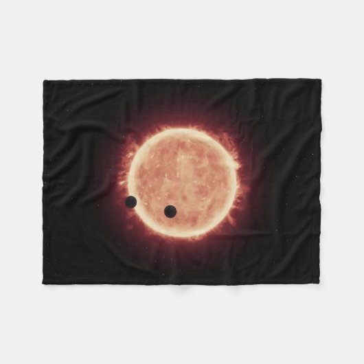 Planeten, die den roten Zwergstern in Trappist-1 ü Fleecedecke (Vorderseite (Horizontal))