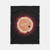 Planeten, die den roten Zwergstern in Trappist-1 ü Fleecedecke (Vorderseite)