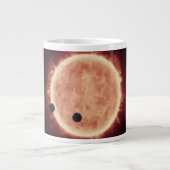 Planeten, die den roten Zwergstern in Trappist-1 ü Jumbo-Tasse (Vorderseite)