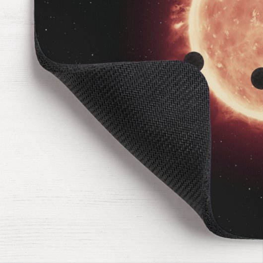Planeten, die den roten Zwergstern in Trappist-1 ü Mousepad (Ecke)