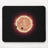 Planeten, die den roten Zwergstern in Trappist-1 ü Mousepad (Vorne)