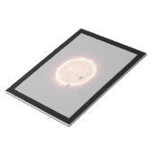 Planeten, die den roten Zwergstern in Trappist-1 ü Notizblock (angewinkelt)