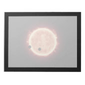 Planeten, die den roten Zwergstern in Trappist-1 ü Notizblock (Vorderseite)