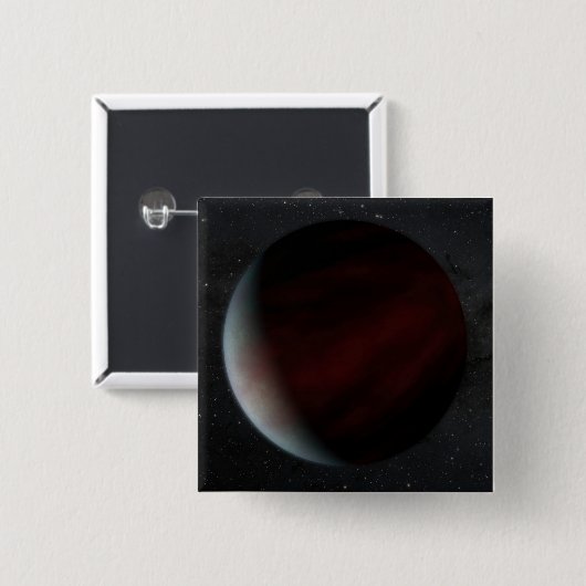 Planeten, die den sonnenähnlichen Star Epic 249731 Button (Vorne & Hinten)