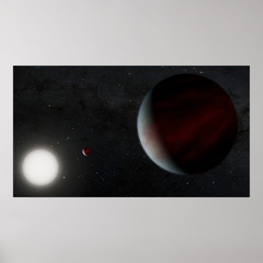 Planeten, die den sonnenähnlichen Star Epic 249731 Poster (Vorne)