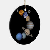 Planeten eines Sonnensystems Universum Keramik Ornament (Rechts)