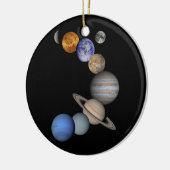 Planeten eines Sonnensystems Universum Keramik Ornament (Links)