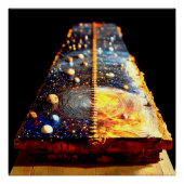 Planeten eingebettet poster (Vorderseite)